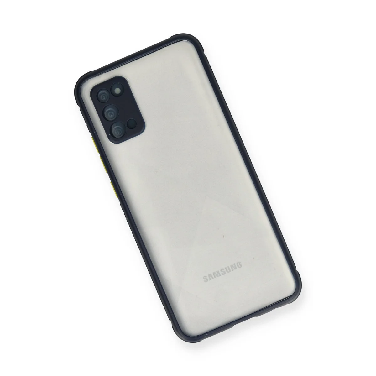 Galaxy A02S Kılıf Miami Şeffaf Silikon - Lacivert