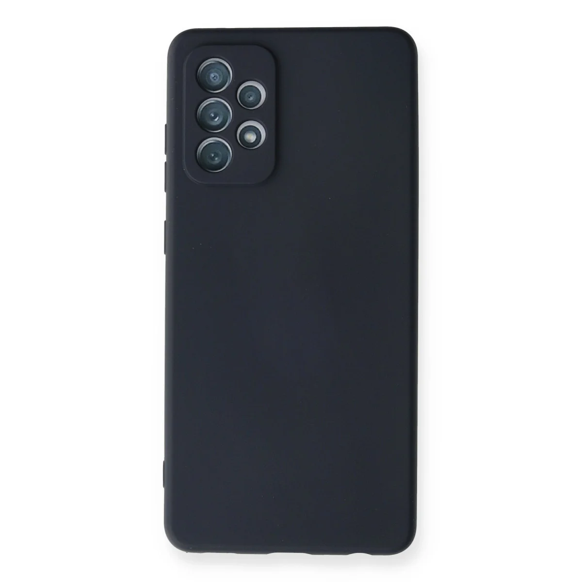Galaxy A72 Kılıf Nano içi Kadife Silikon - Lacivert