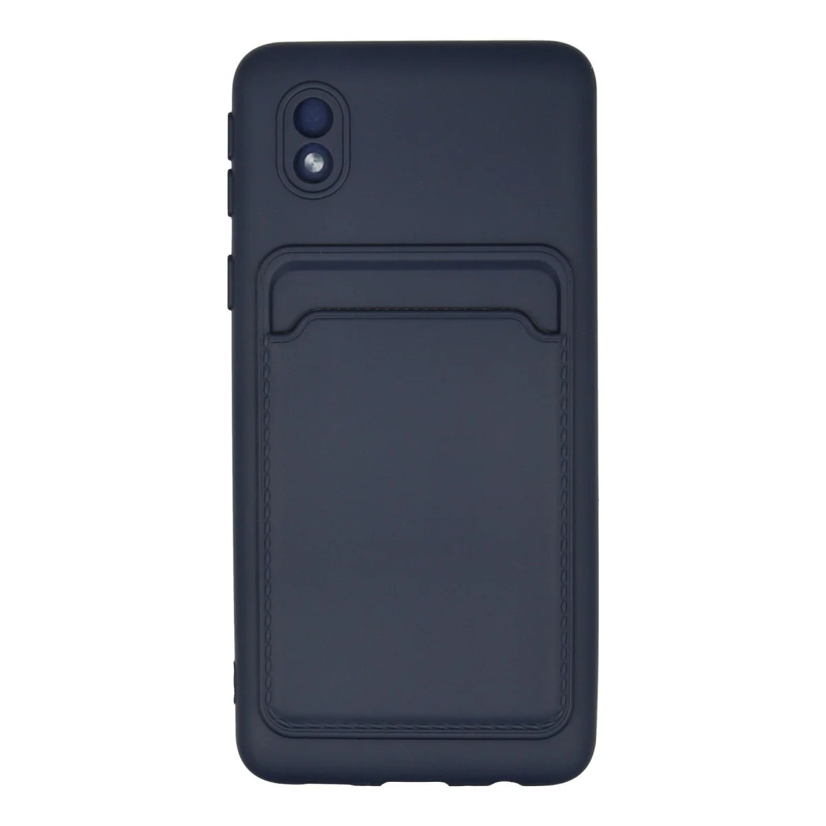 Galaxy A01 Core Kılıf Kelvin Kartvizitli Silikon - Lacivert