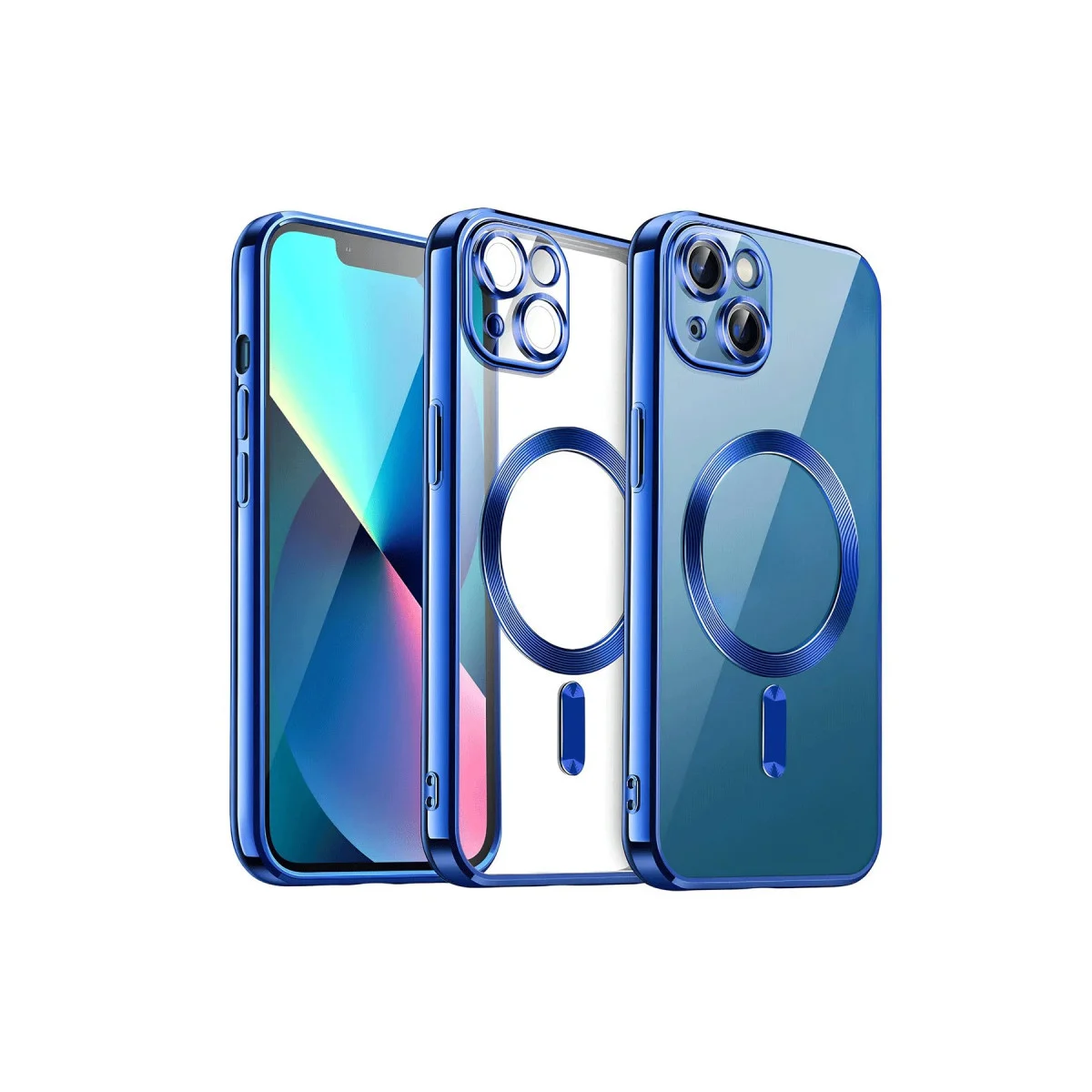 iPhone 15 Kılıf Kross Magneticsafe Kapak - Lacivert