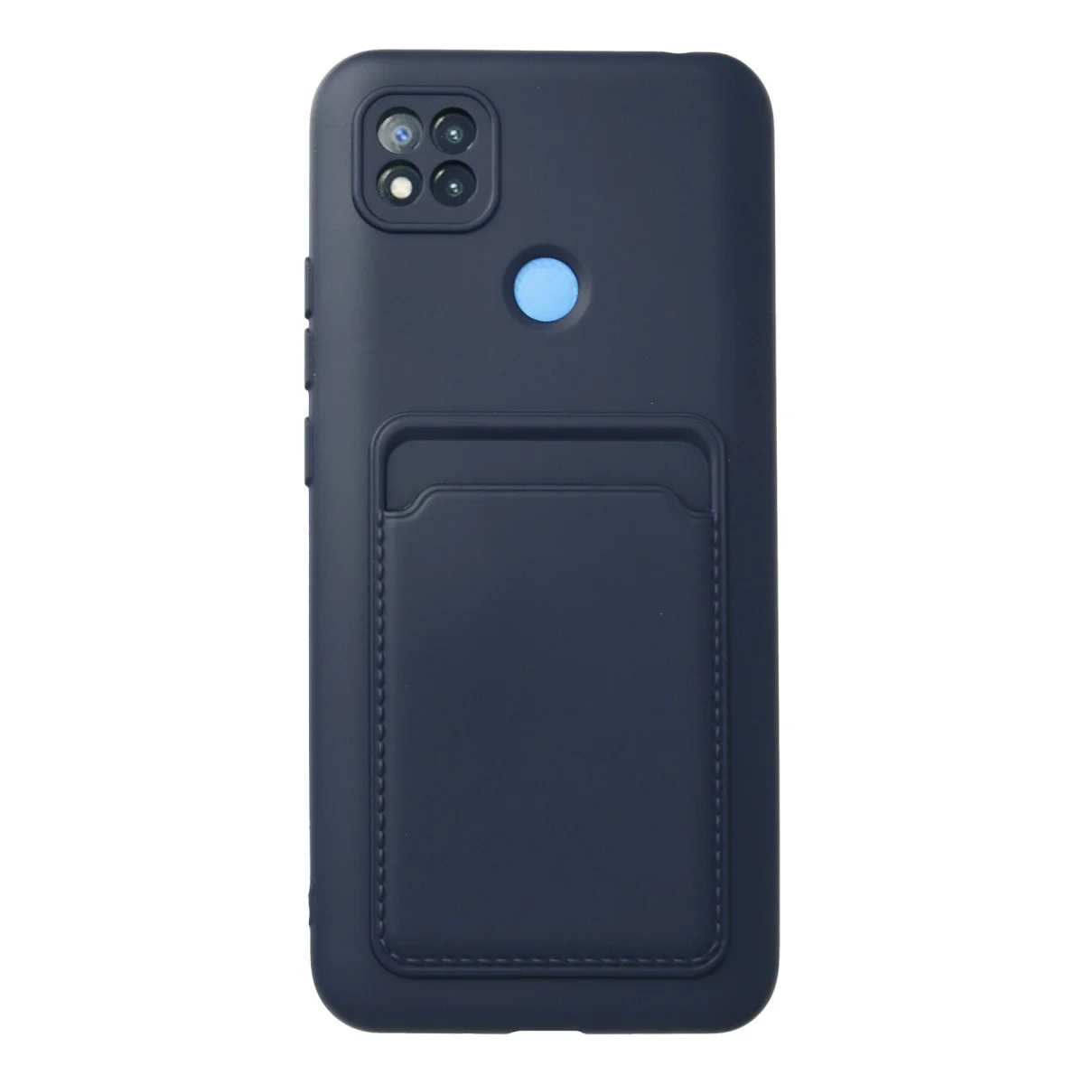 Redmi 9C Kılıf Kelvin Kartvizitli Silikon - Lacivert
