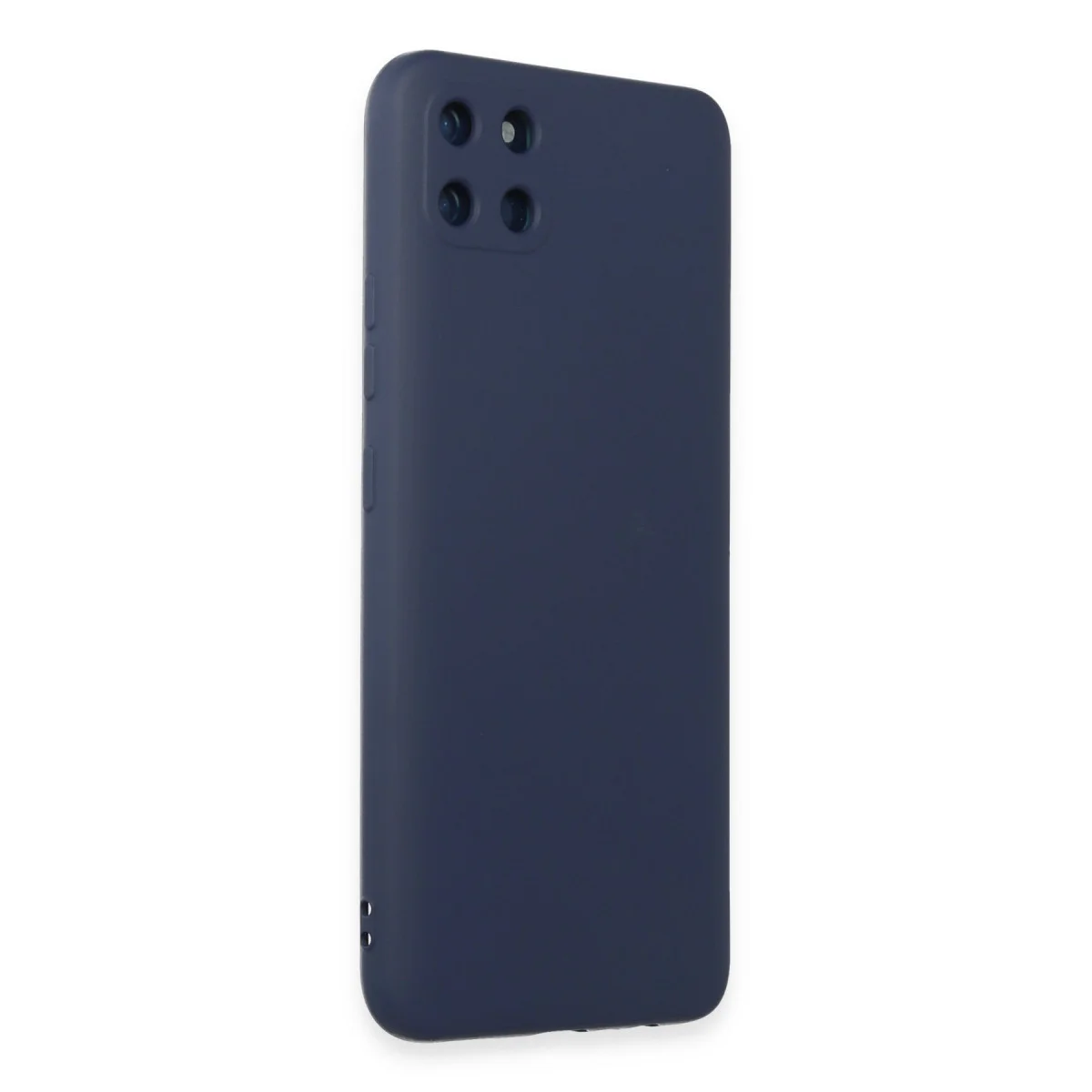 Realme C11 Kılıf Nano içi Kadife Silikon - Lacivert