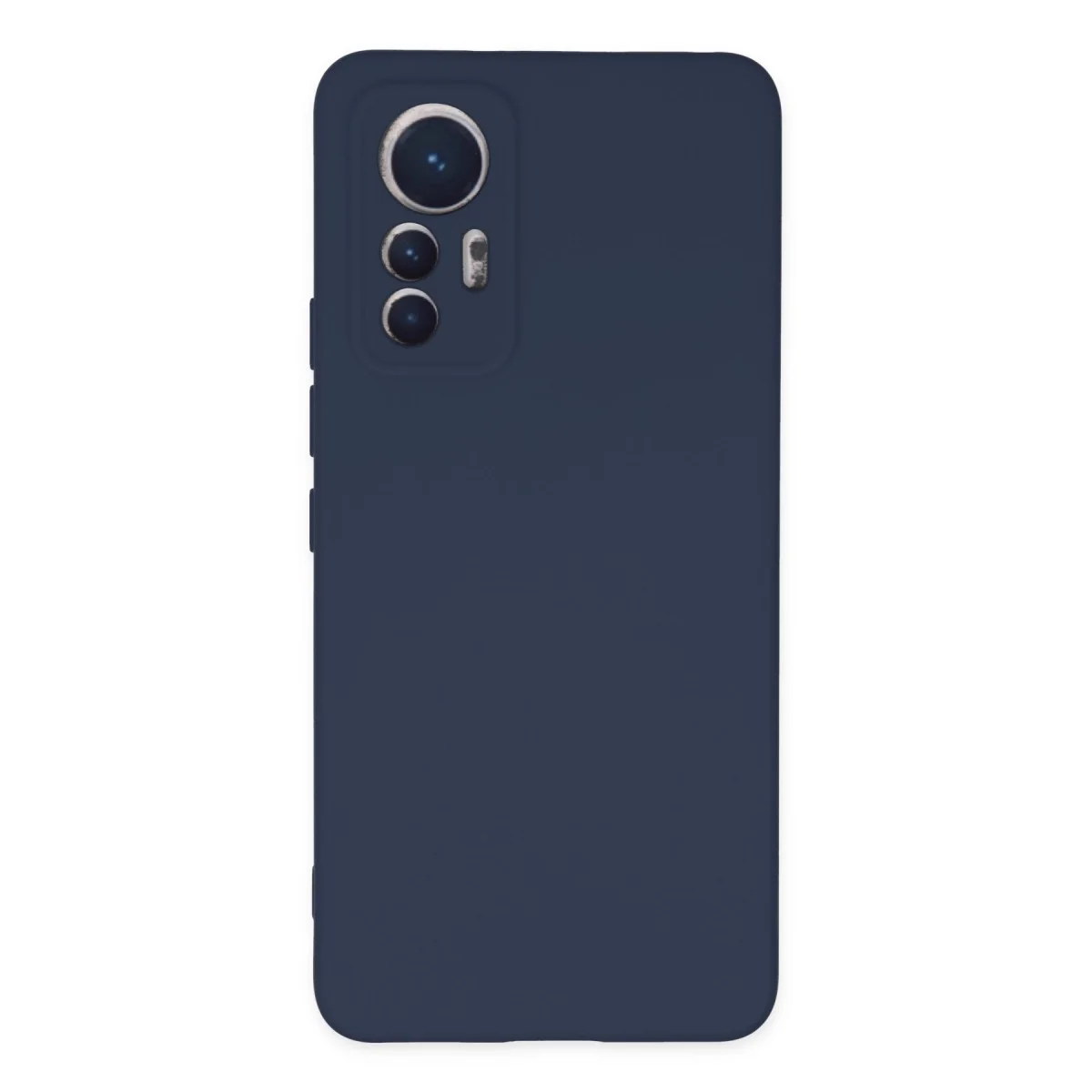 Mi 12 Lite Kılıf Nano içi Kadife Silikon - Lacivert