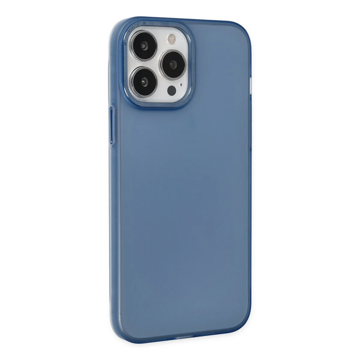 iPhone 14 Pro Kılıf Modos Metal Kapak - Lacivert