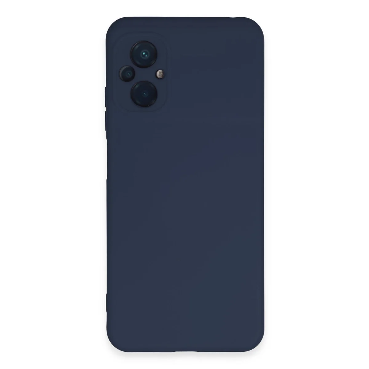 Poco M5 Kılıf Nano içi Kadife Silikon - Lacivert