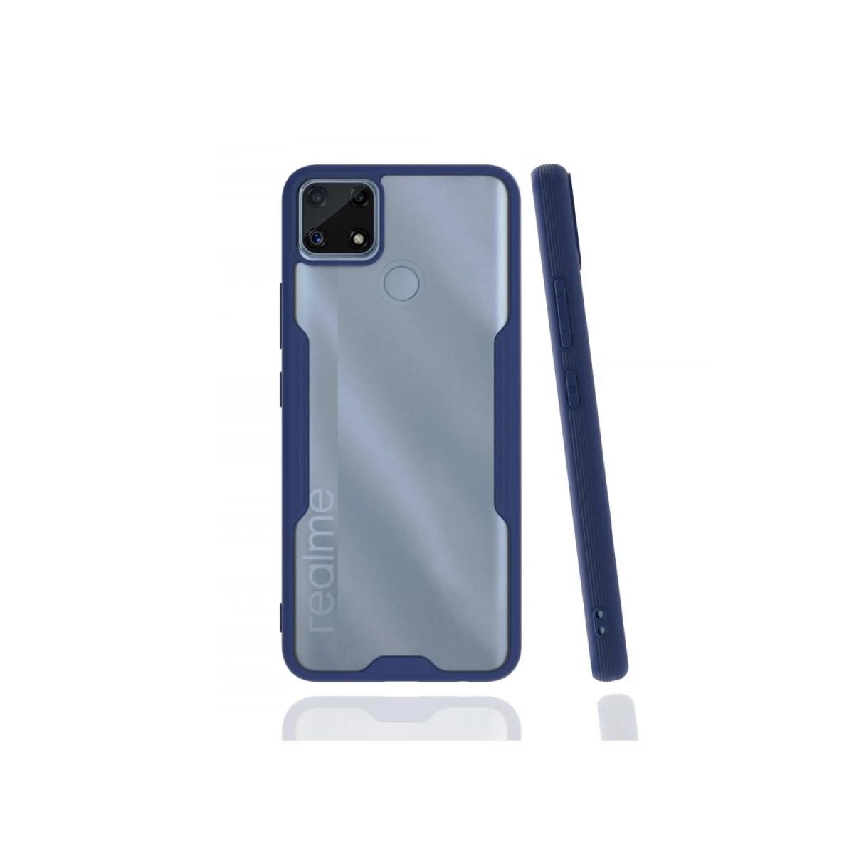 Realme C25 Kılıf Platin Silikon - Lacivert