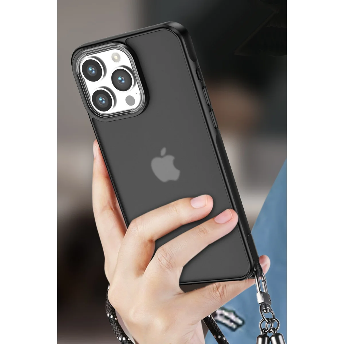 iPhone 14 Pro Max Kılıf Elegant Kapak - Lacivert