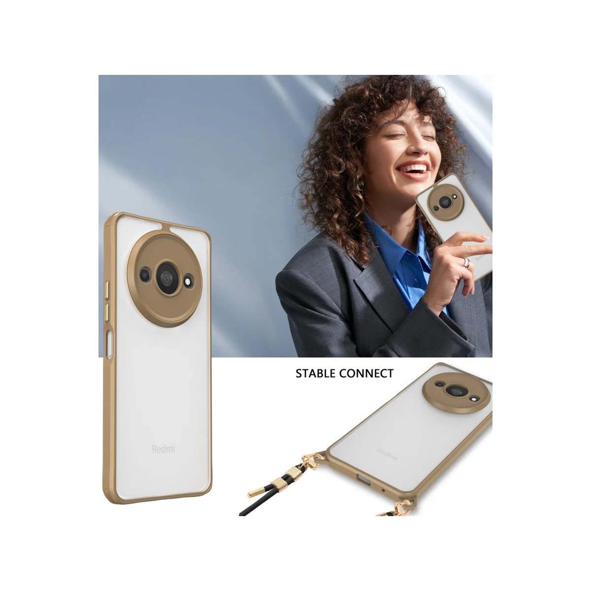 Redmi A3 4G Kılıf Penta Silikon Kılıf - Lacivert