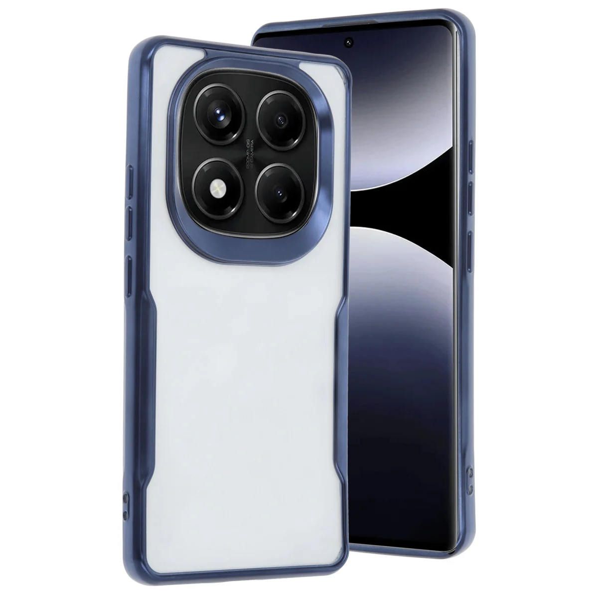 Redmi Note 14 Pro Plus Kılıf Boyi Silikon Kapak - Lacivert