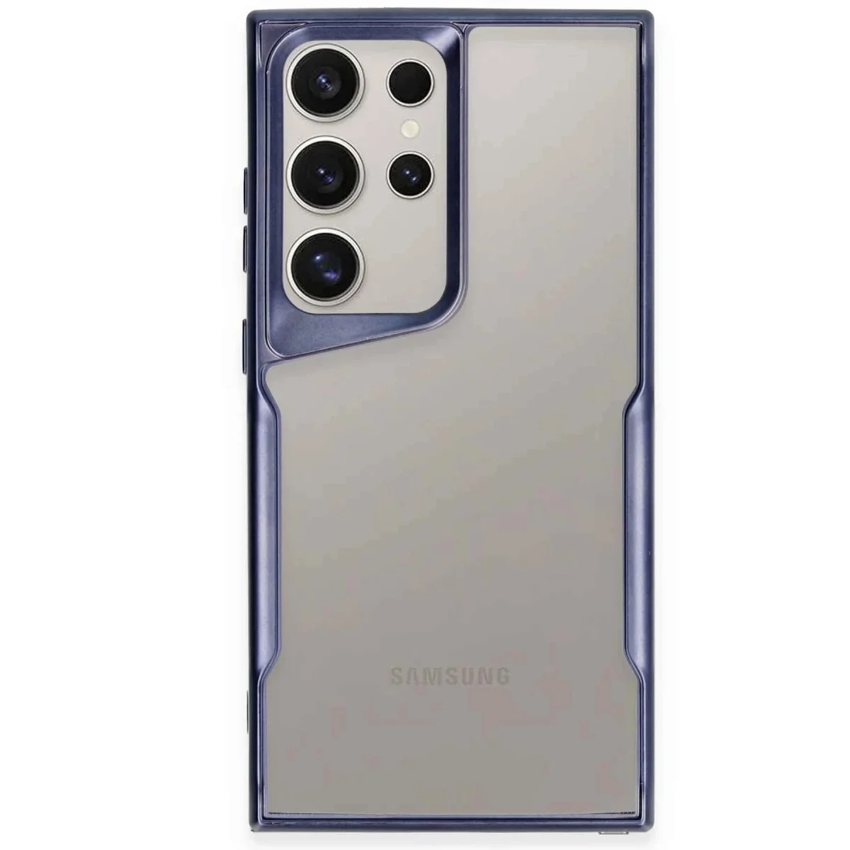 Galaxy S25 Ultra Kılıf Boyi Silikon Kapak - Lacivert
