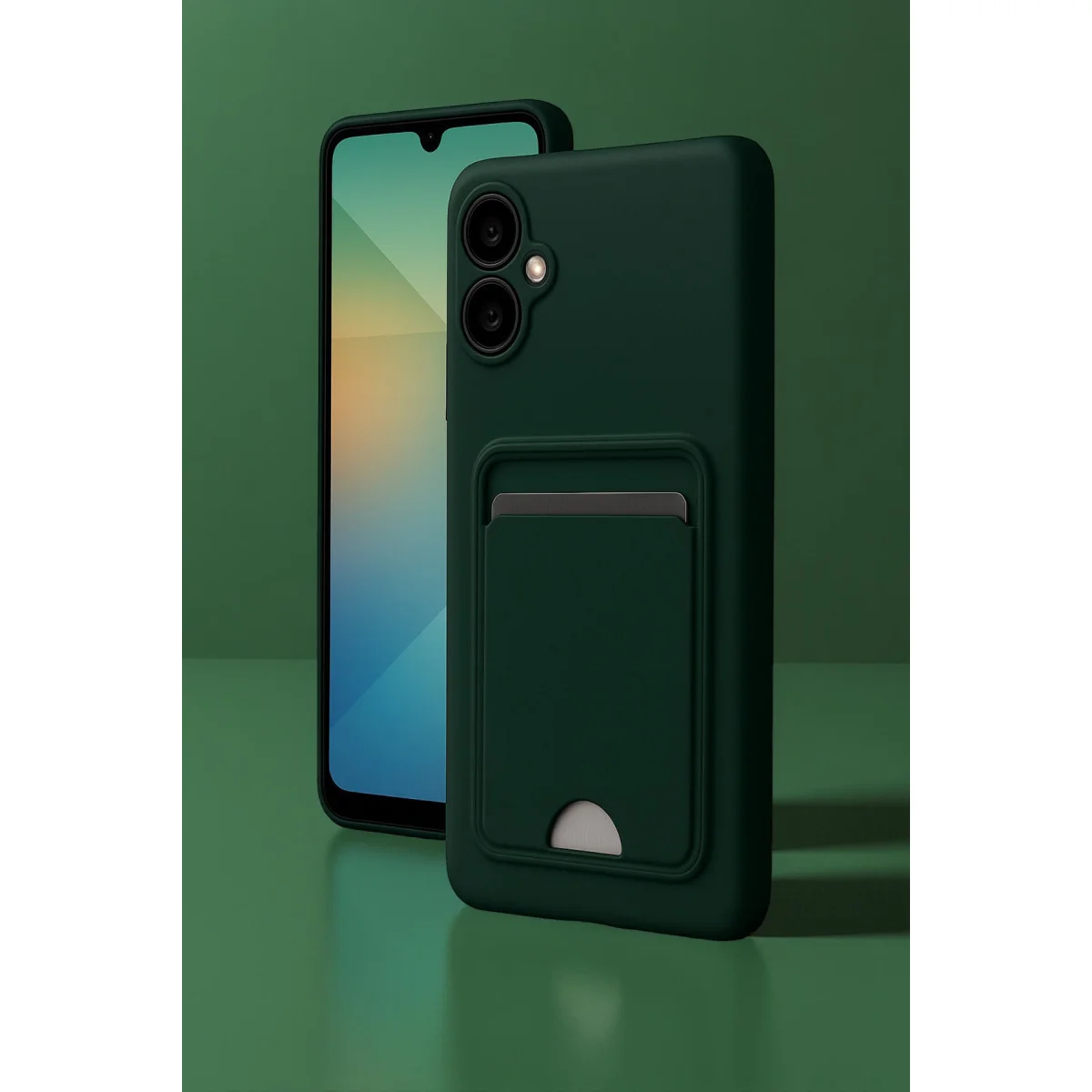 Galaxy A06 Kılıf Kelvin Kartvizitli Silikon - Lacivert