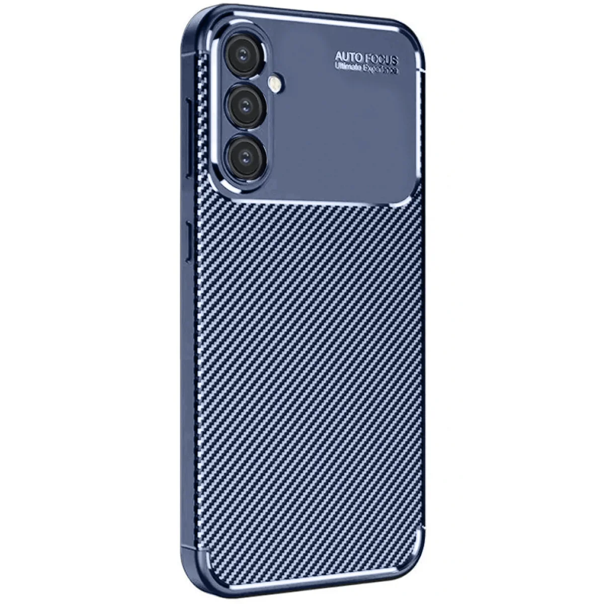 Galaxy A56 Kılıf Auto Focus Karbon Kapak - Lacivert