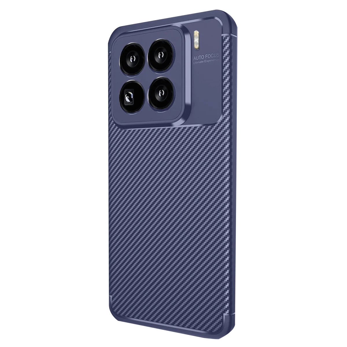 Mi 15 Pro Kılıf Auto Focus Karbon Kapak - Lacivert