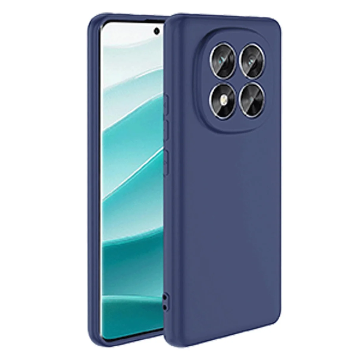Redmi Note 14 Pro 5G Kılıf Nano içi Kadife Silikon - Lacivert