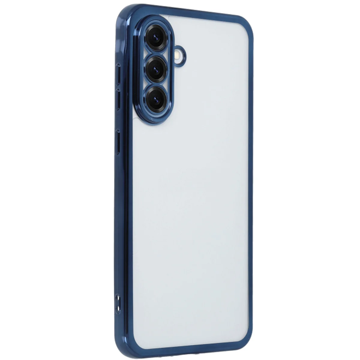 Galaxy A56 Kılıf Razer Lensli Silikon - Lacivert