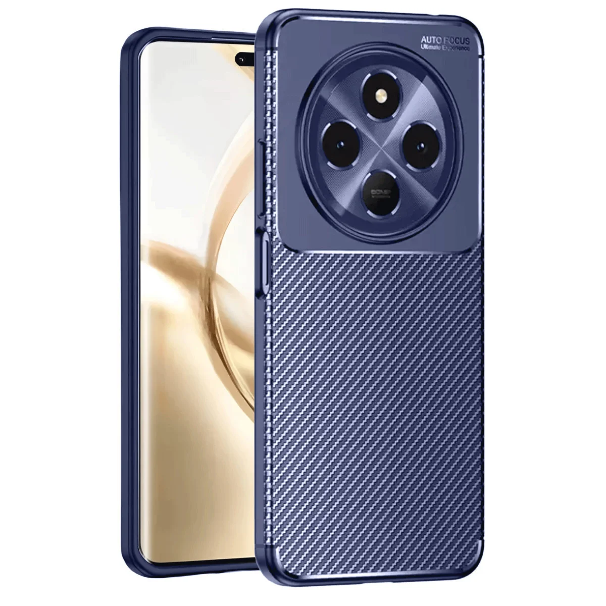 Spark 30 Kılıf Auto Focus Karbon Kapak - Lacivert