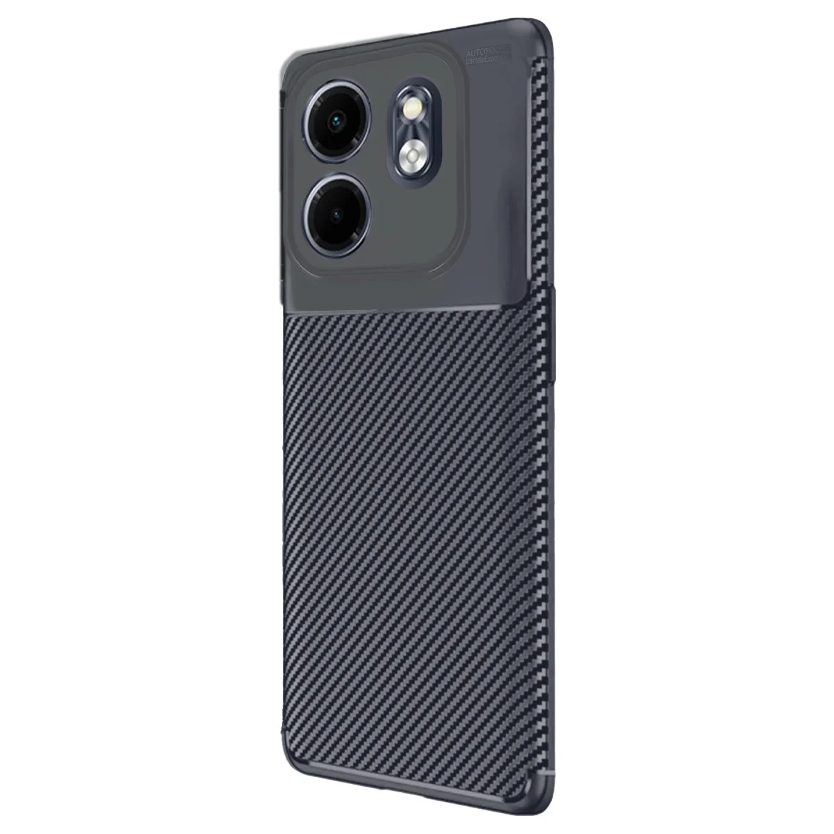 Smart 9 Kılıf Auto Focus Karbon Kapak - Lacivert