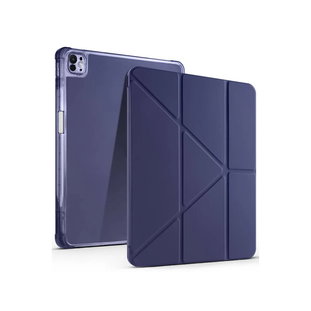 iPad Air 13 (2024) Kılıf Kalemlikli Mars Tablet Kılıfı - Lacivert