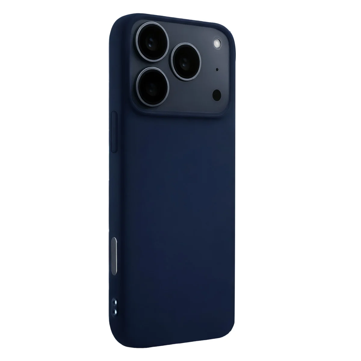 iPhone 17 Pro Max Nano içi Kadife Silikon - Lacivert