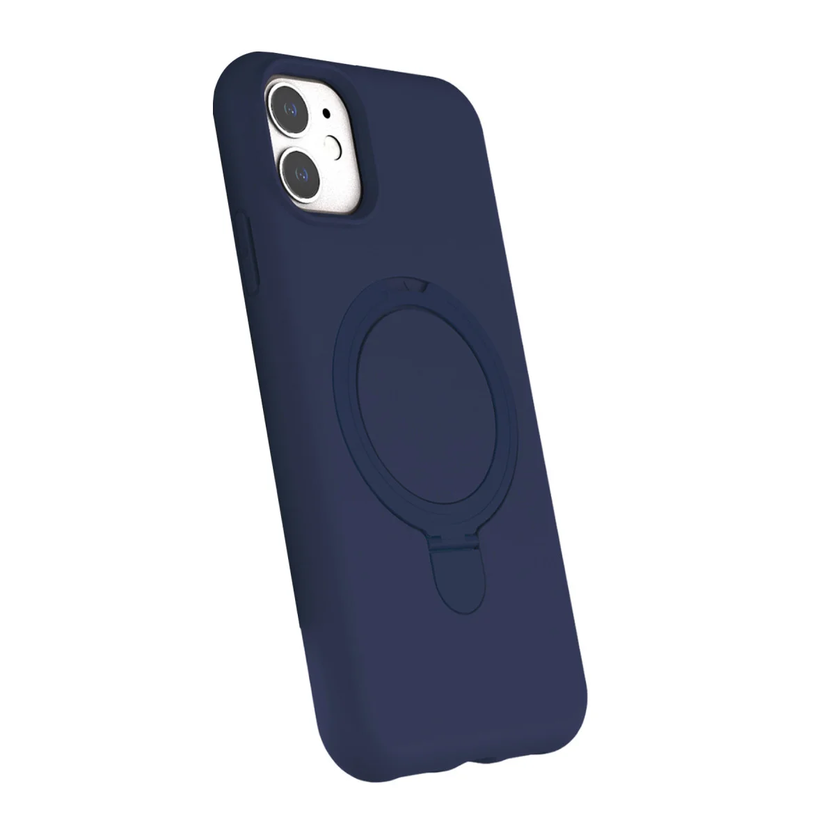 iPhone 11 Regal Magsafe Standlı Kapak - Lacivert