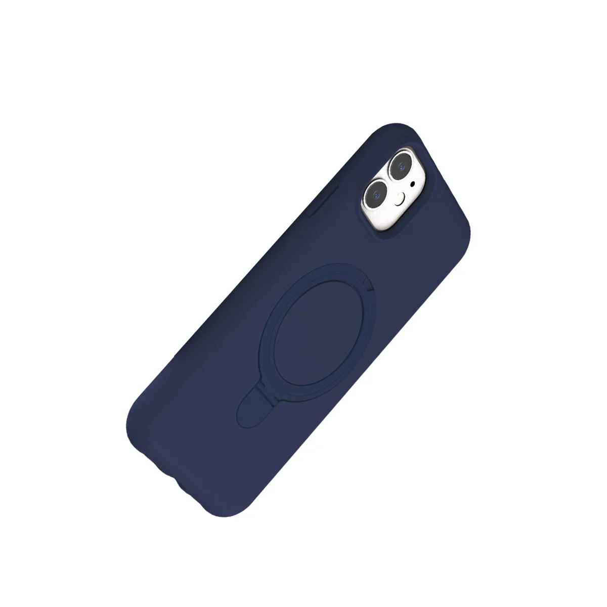 iPhone 11 Regal Magsafe Standlı Kapak - Lacivert