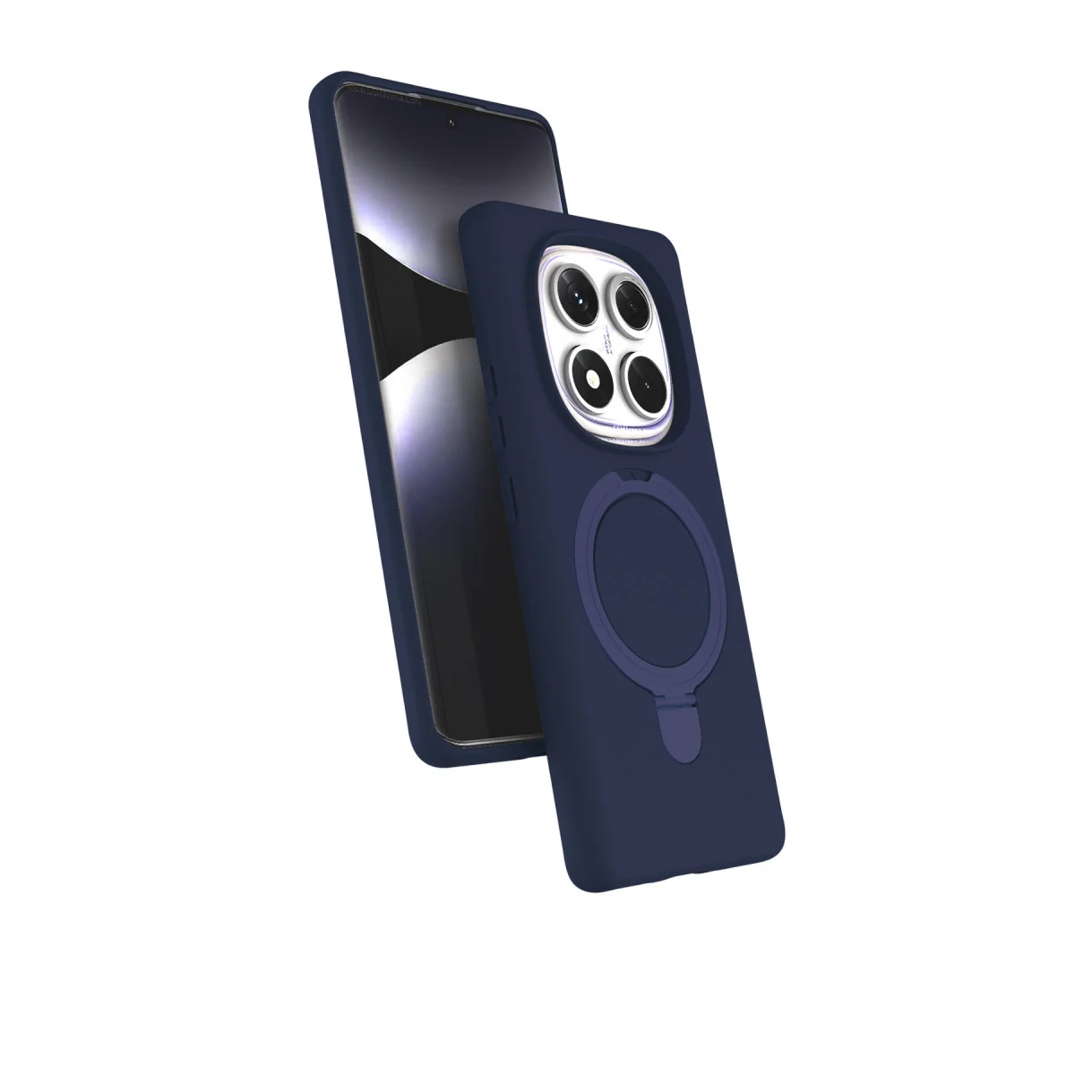 Redmi Note 14 Pro 4G Regal Magsafe Standlı Kapak - Lacivert