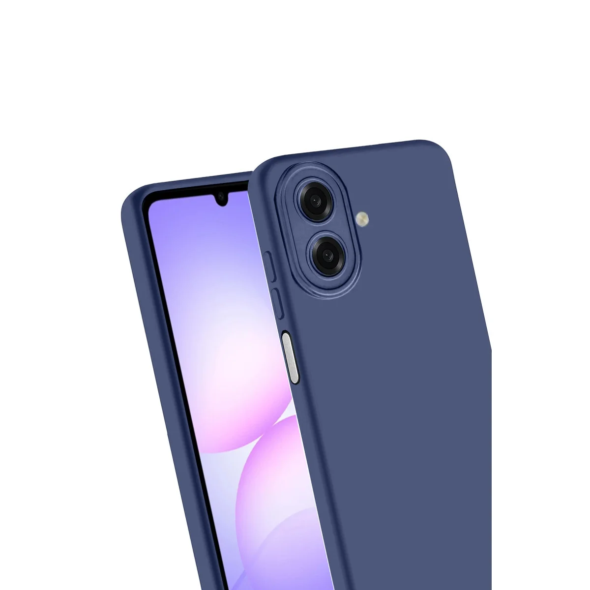 Galaxy A07 4G Nano içi Kadife Silikon - Lacivert