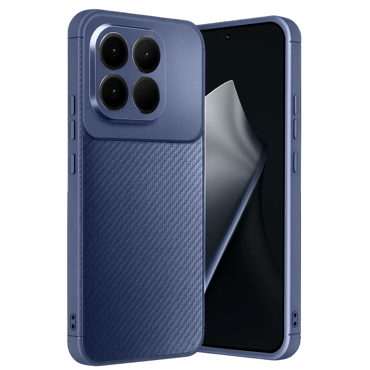 Mi 15T Auto Focus Karbon Kapak - Lacivert
