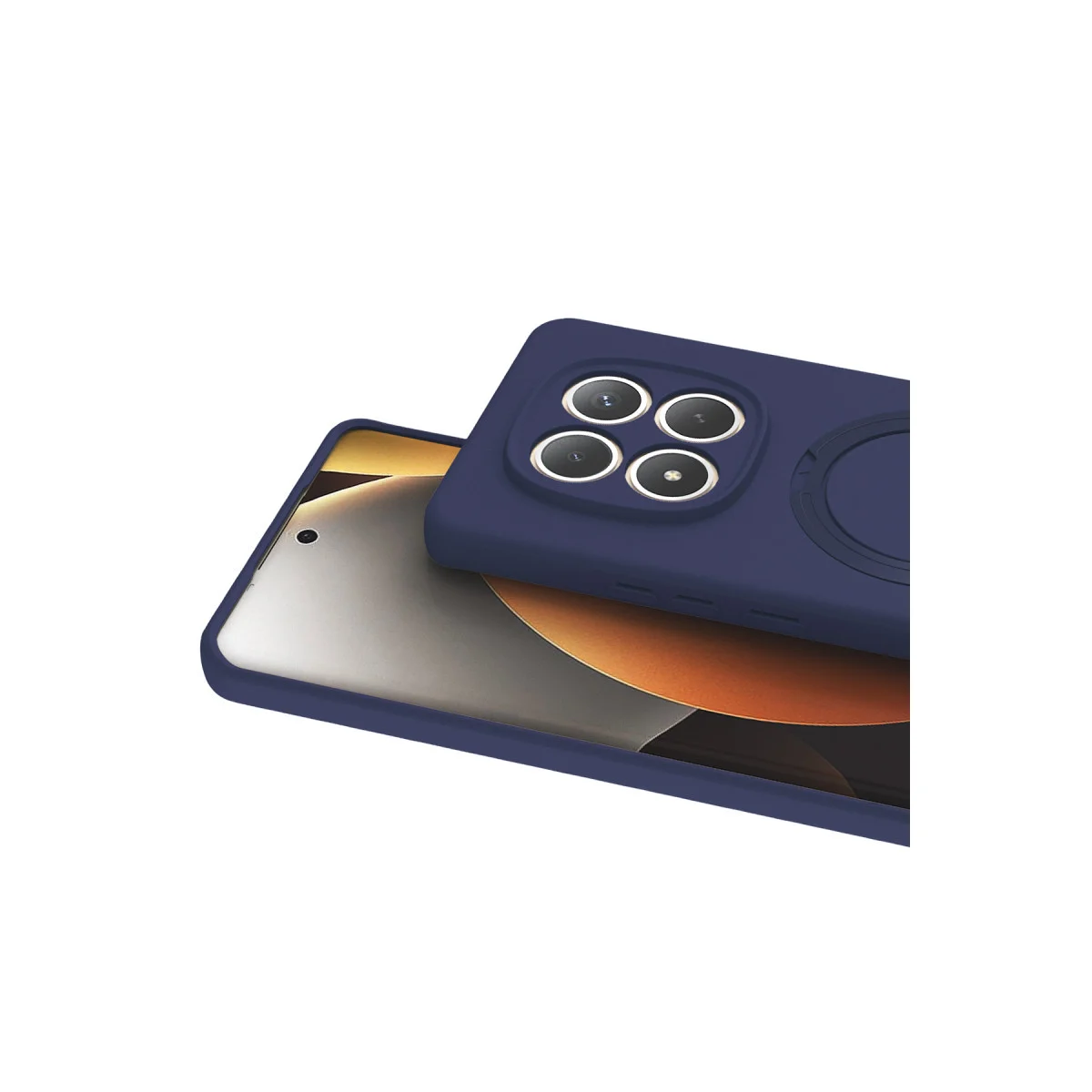 Redmi Note 15 4G Regal Magsafe Standlı Kapak - Lacivert