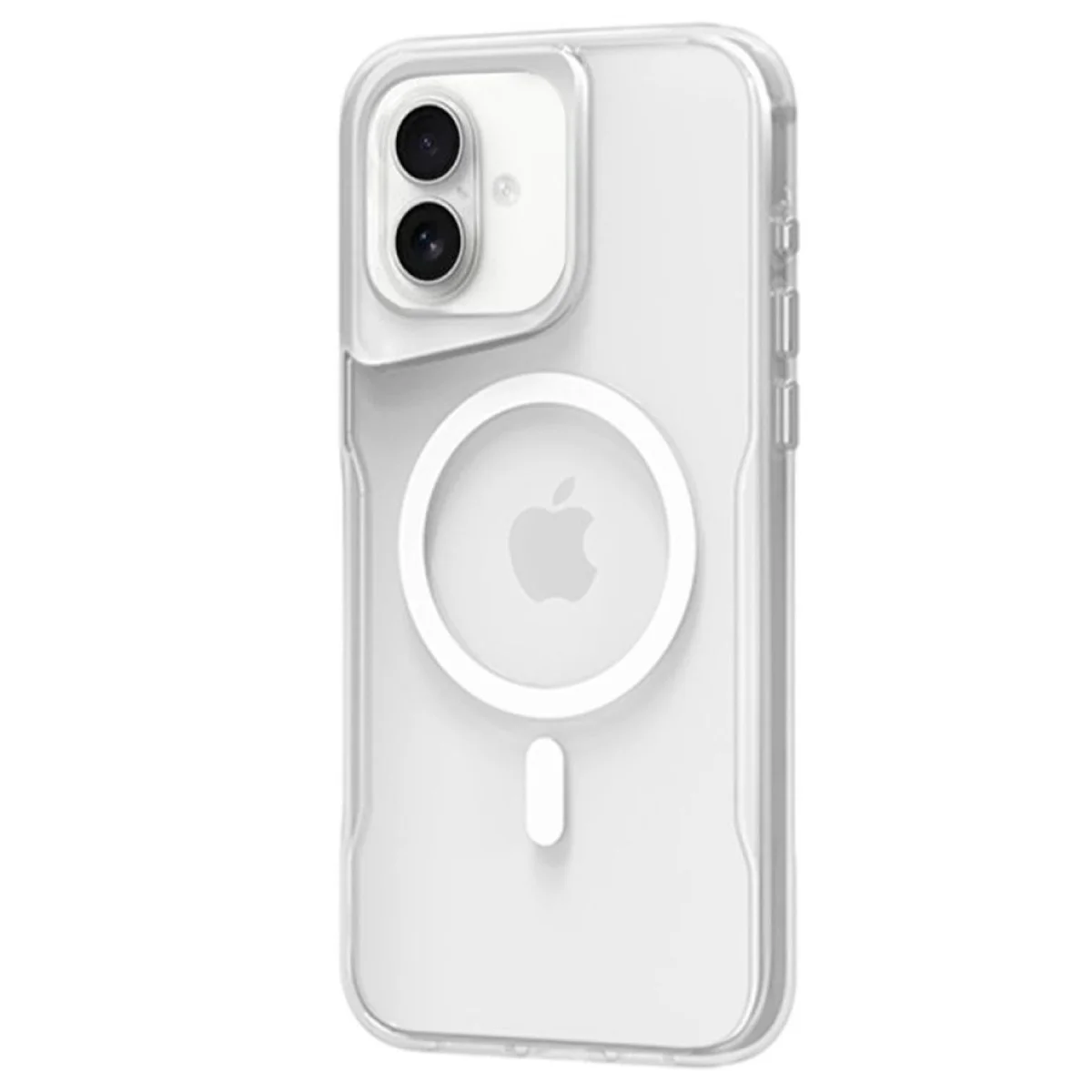 iPhone 16 Plus Kılıf PC Poso Magsafe Kapak - Şeffaf