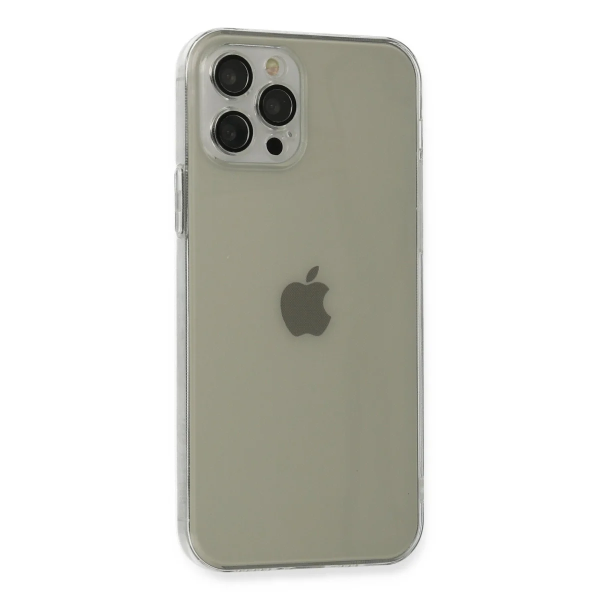 iPhone 12 Pro Kılıf Fly Lens Silikon - Şeffaf