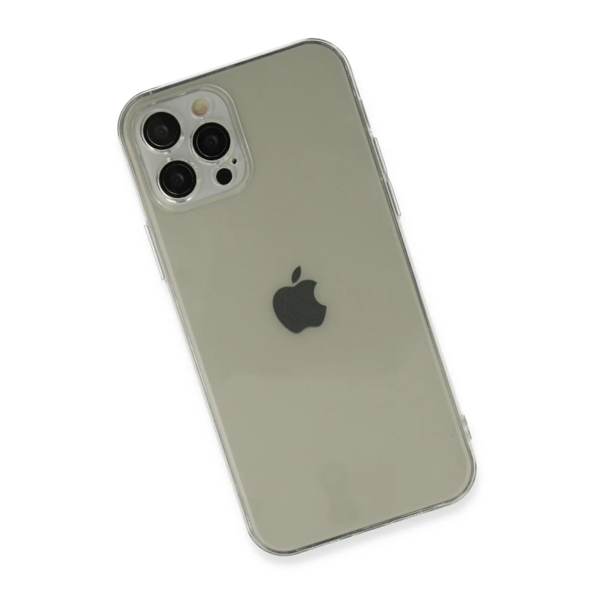 iPhone 12 Pro Kılıf Fly Lens Silikon - Şeffaf