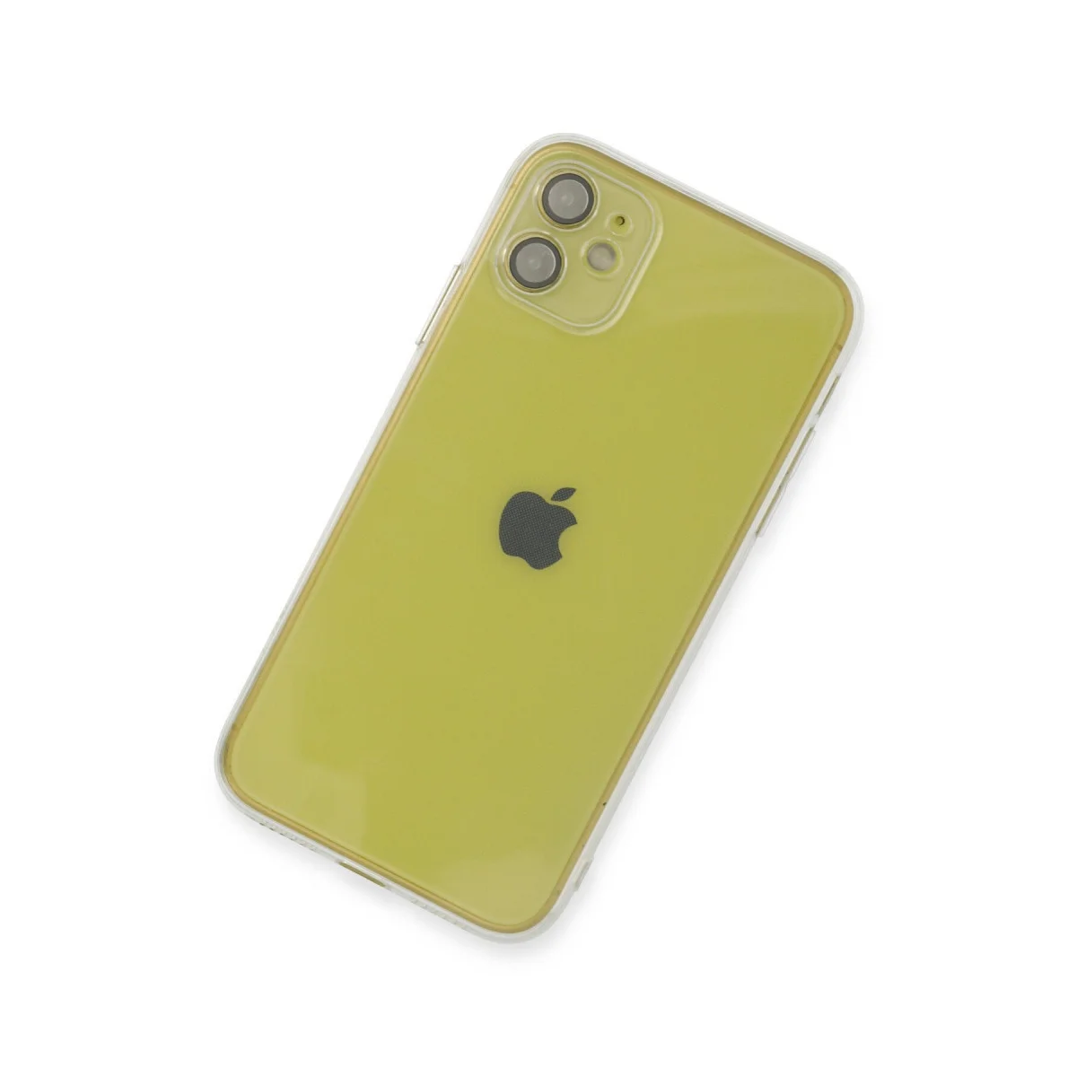 iPhone 12 Kılıf Fly Lens Silikon - Şeffaf