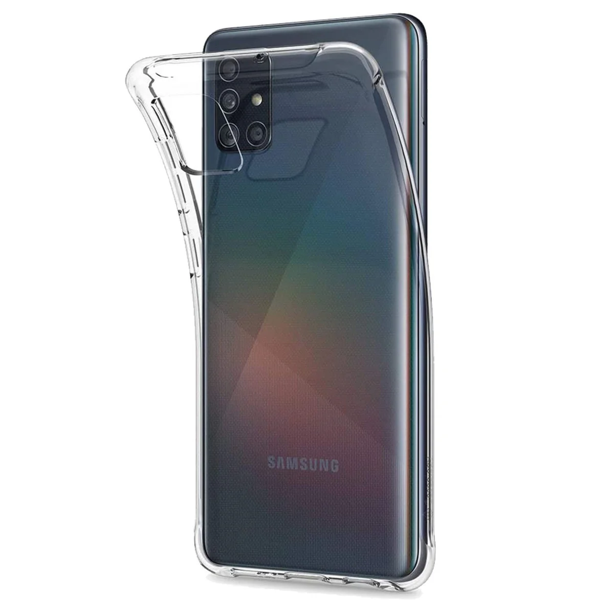 Galaxy A51 Kılıf Lüx Şeffaf Silikon