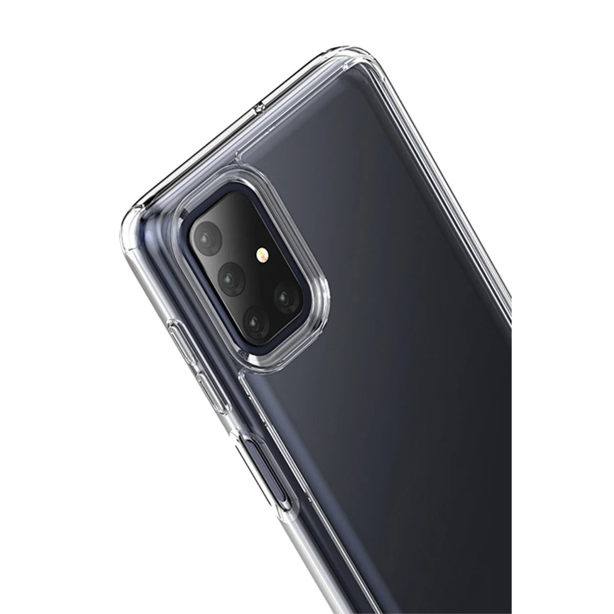 Galaxy M51 Kılıf Lüx Şeffaf Silikon