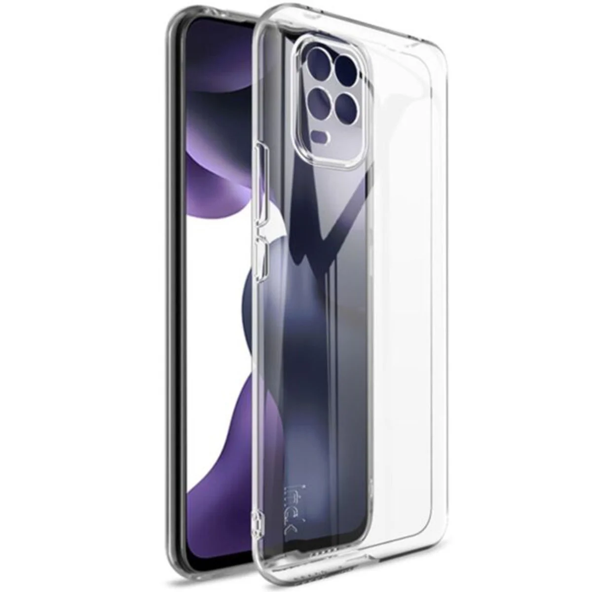 Mi 10 Lite Kılıf Lüx Şeffaf Silikon - Şeffaf