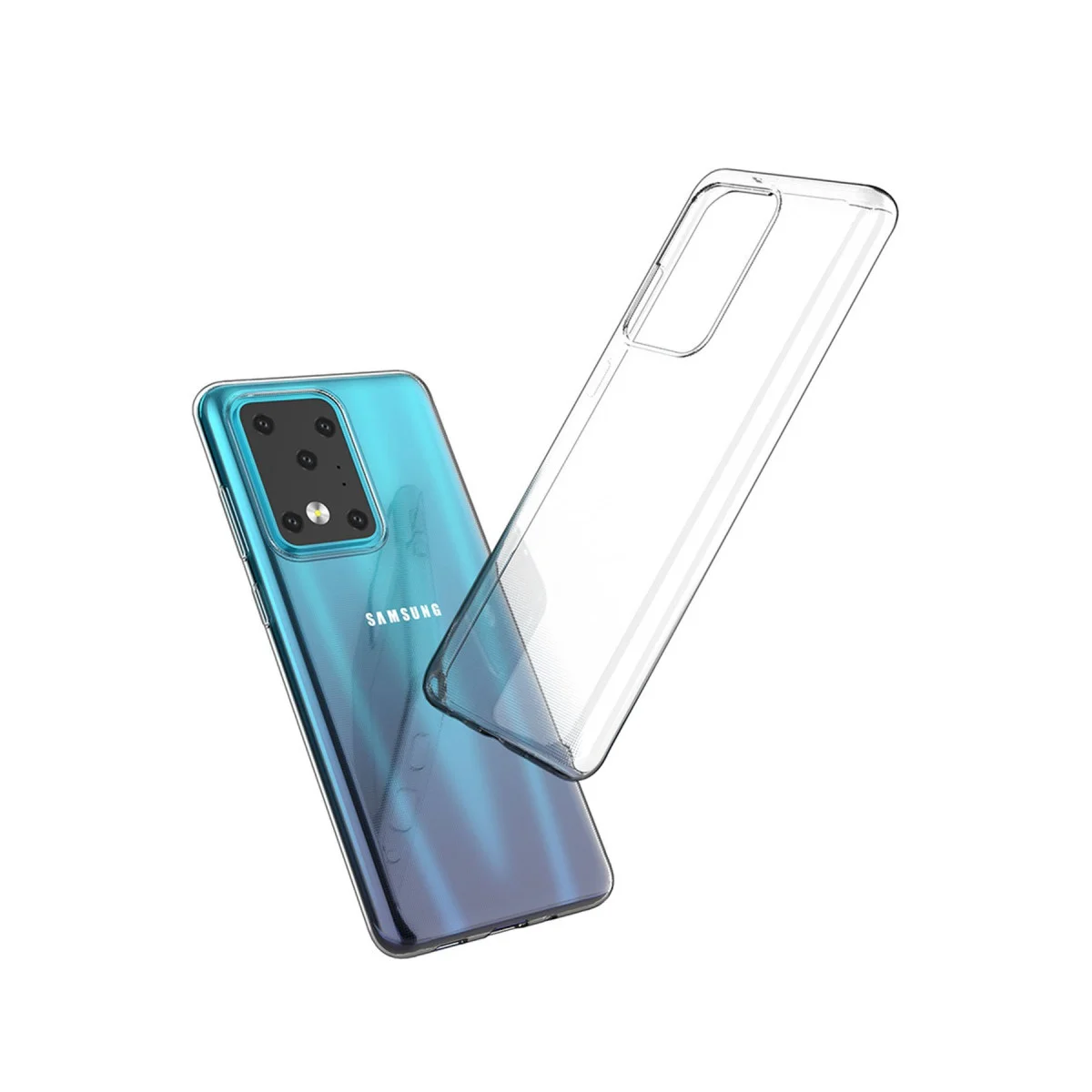 Galaxy S20 Ultra Kılıf Lüx Şeffaf Silikon