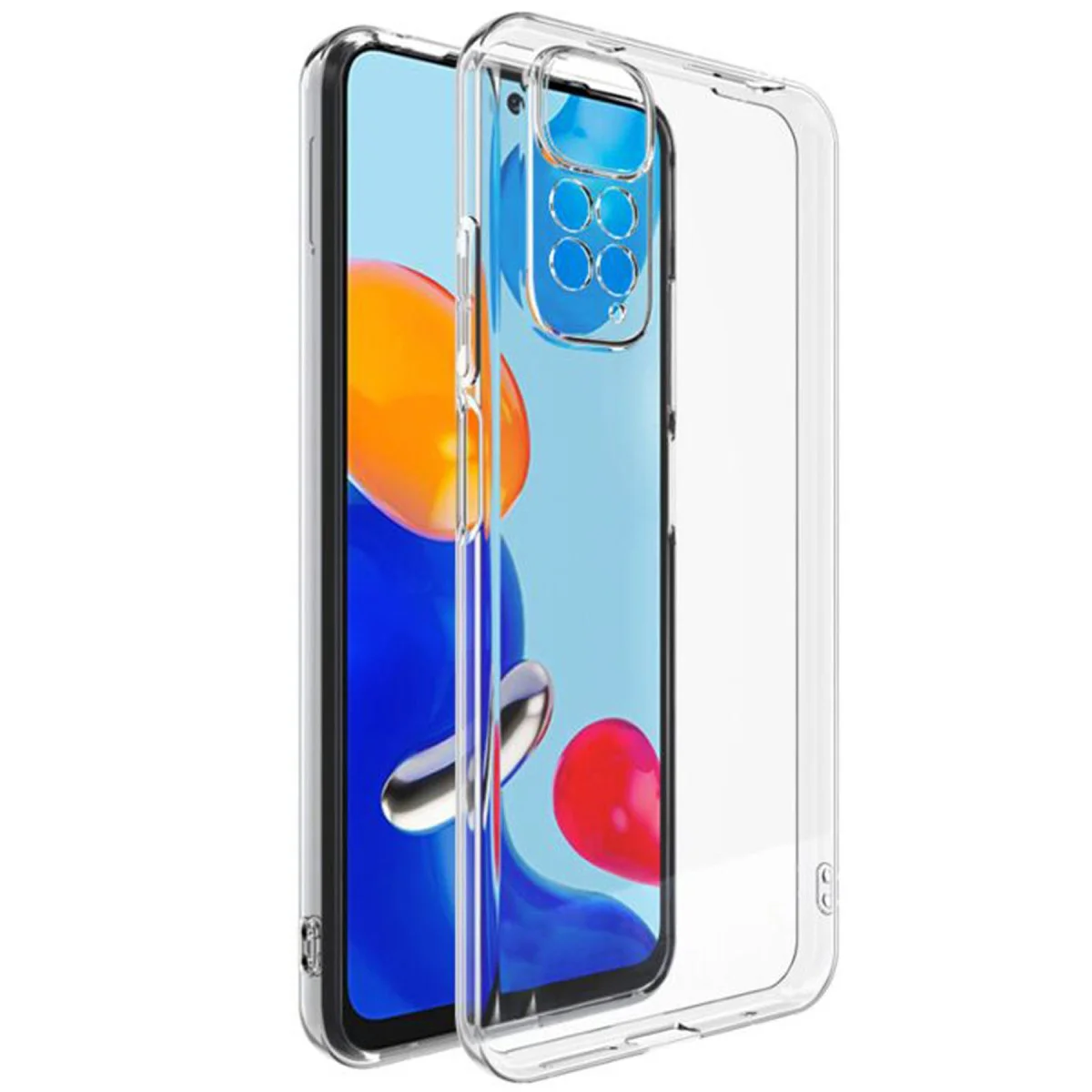 Redmi Note 11S Kılıf Lüx Şeffaf Silikon