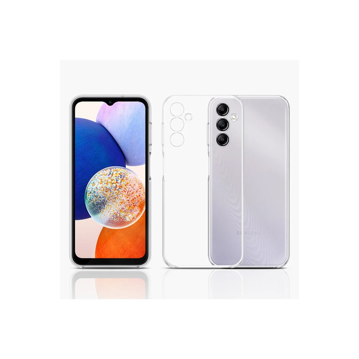 Galaxy A14 4G Kılıf Lüx Şeffaf Silikon
