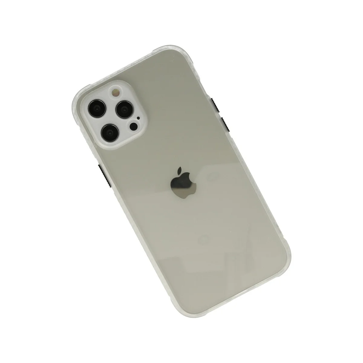 iPhone 12 Pro Kılıf Miami Şeffaf Silikon - Şeffaf