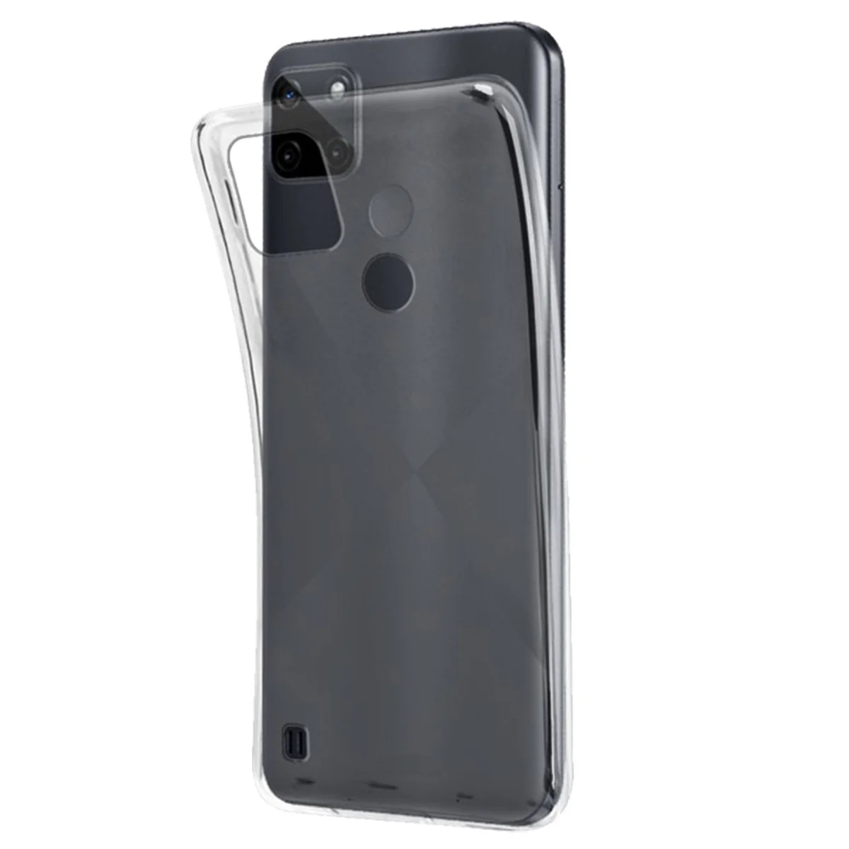 Realme C25Y Kılıf Lüx Şeffaf Silikon