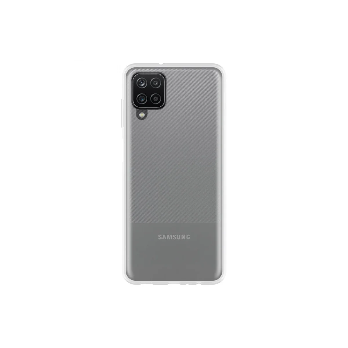 Galaxy A12 Kılıf Lüx Şeffaf Silikon