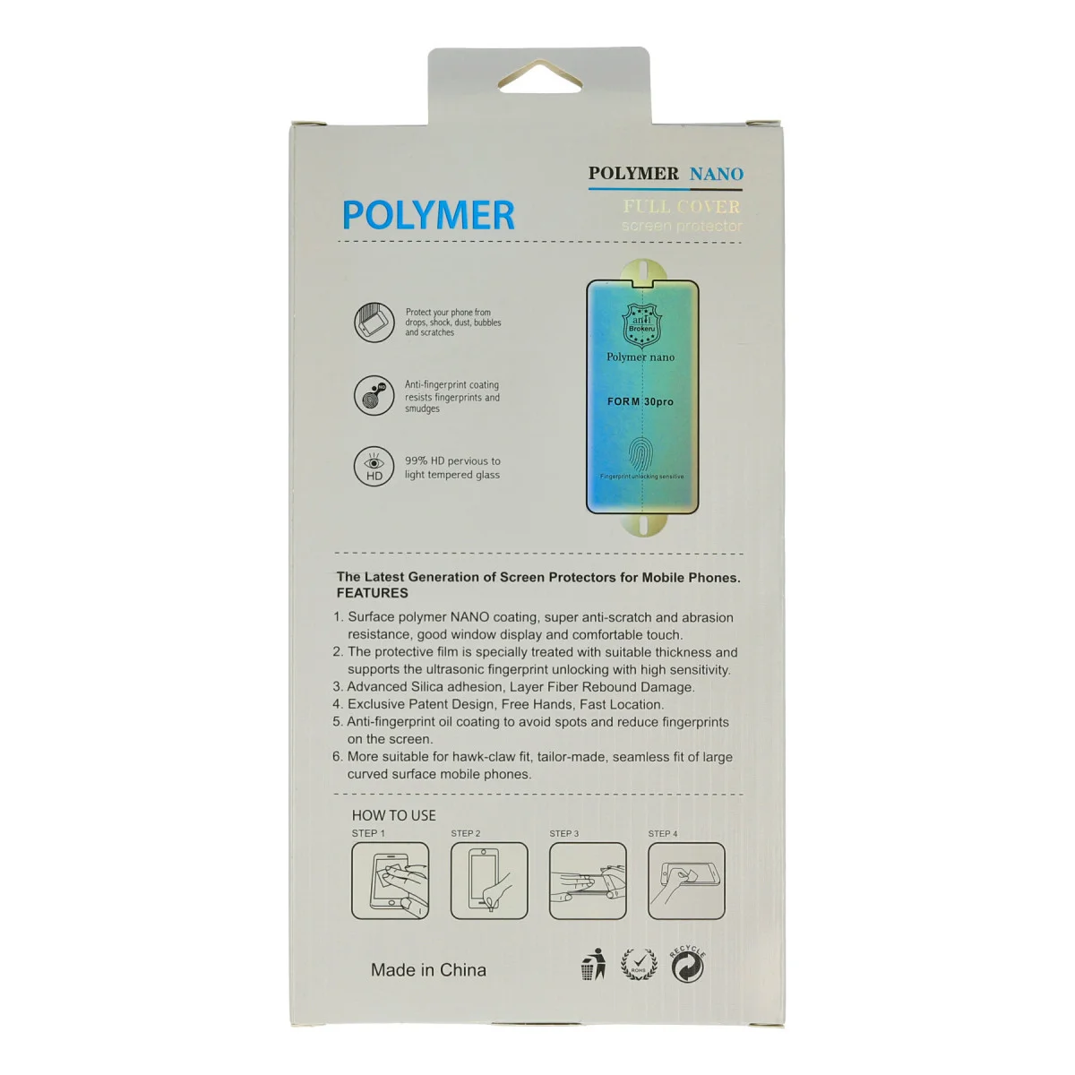 Galaxy Note 8 Polymer Nano Ekran Koruyucu