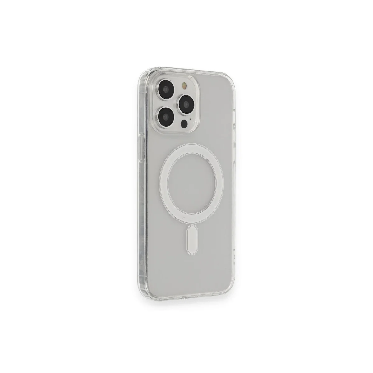 iPhone 14 Pro Max Kılıf Matte Şeffaf Magneticsafe - Şeffaf