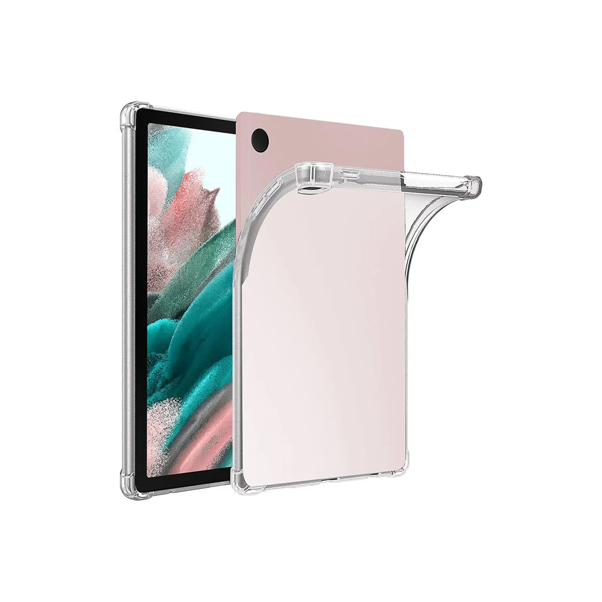 Galaxy Tab A9 Kılıf Anti Shock Tablet Silikon - Şeffaf