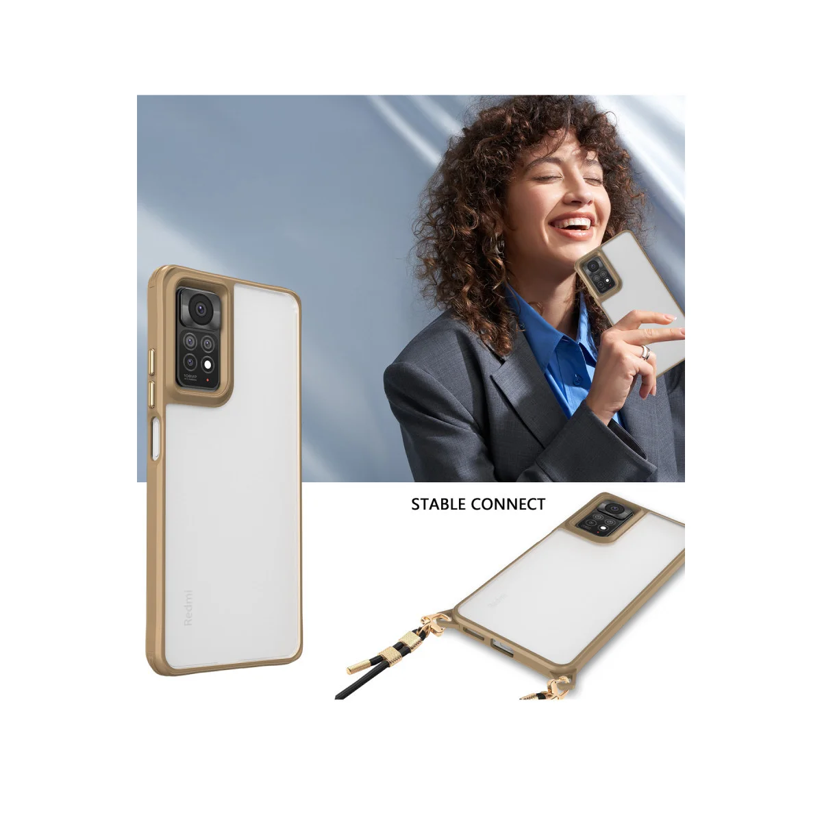 Redmi Note 11 Pro Kılıf Penta Silikon Kılıf - Şeffaf