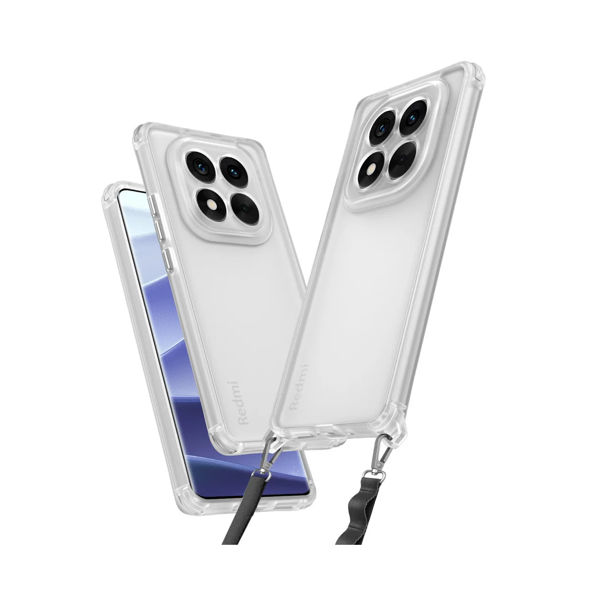 Redmi Note 14 Pro 4G Kılıf Penta Silikon Kılıf - Şeffaf