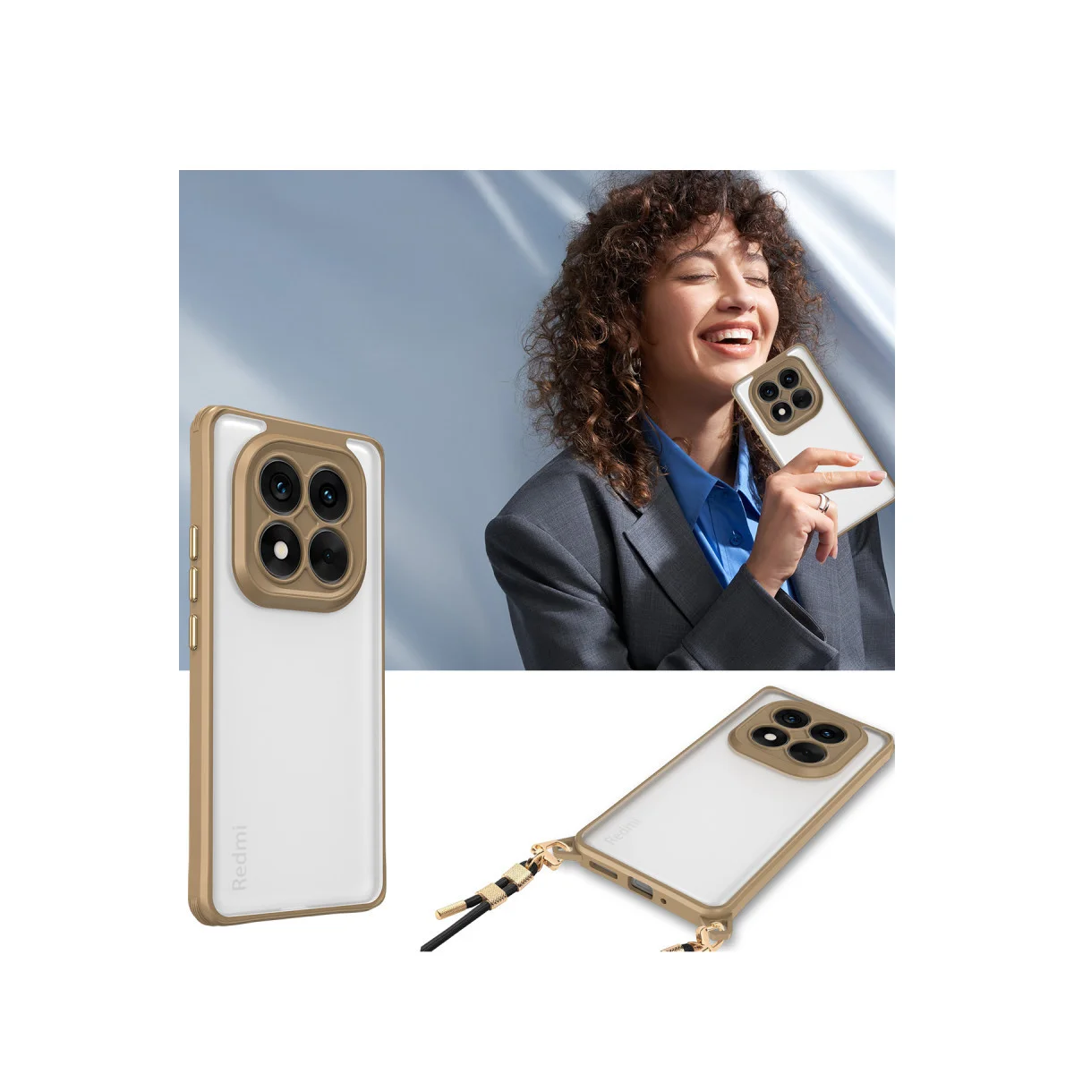 Redmi Note 14 Pro 4G Kılıf Penta Silikon Kılıf - Şeffaf