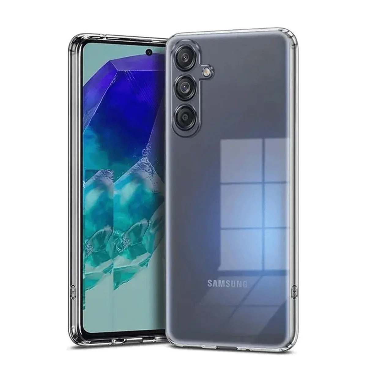 Galaxy A56 Kılıf Lüx Şeffaf Silikon