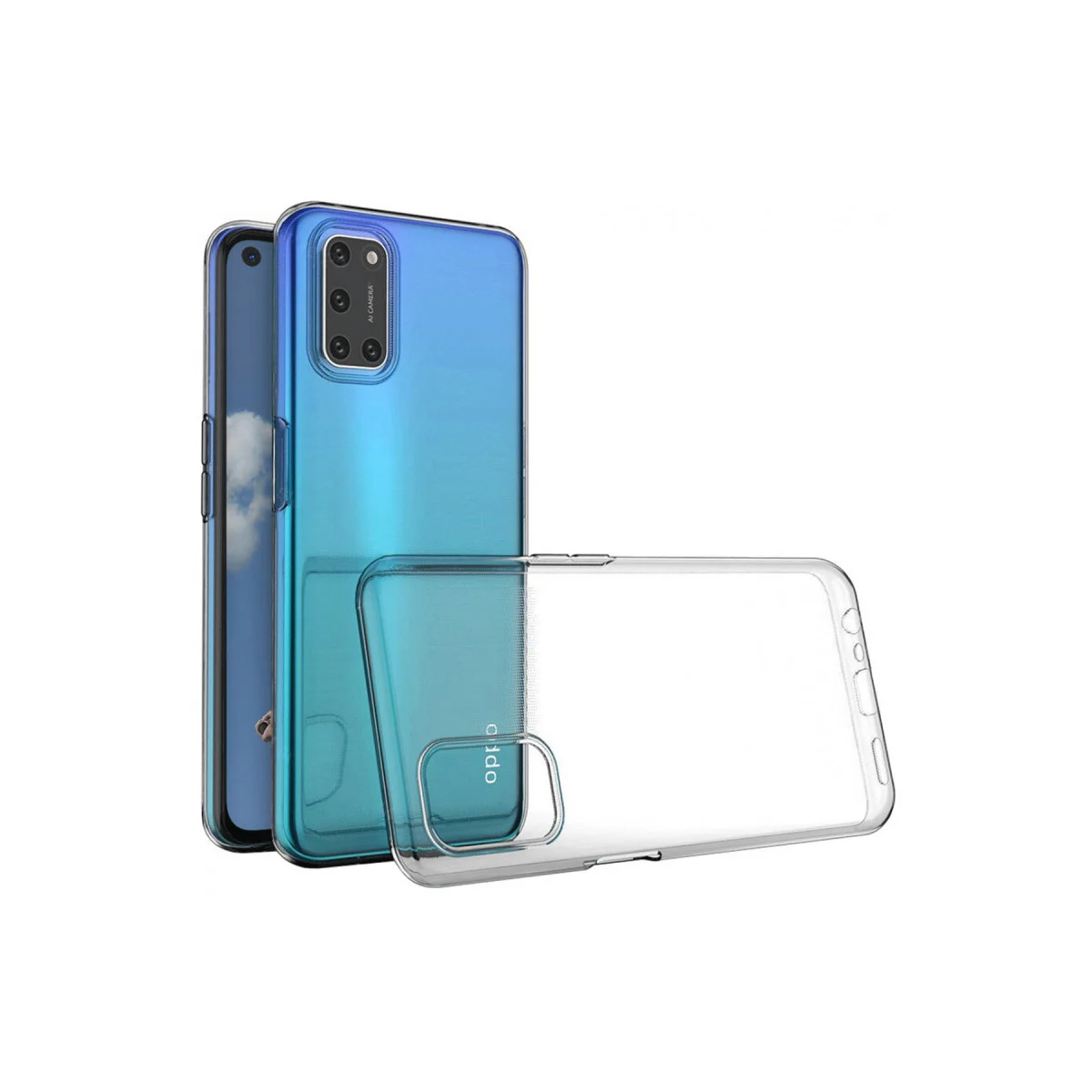 A52 Kılıf Lüx Şeffaf Silikon